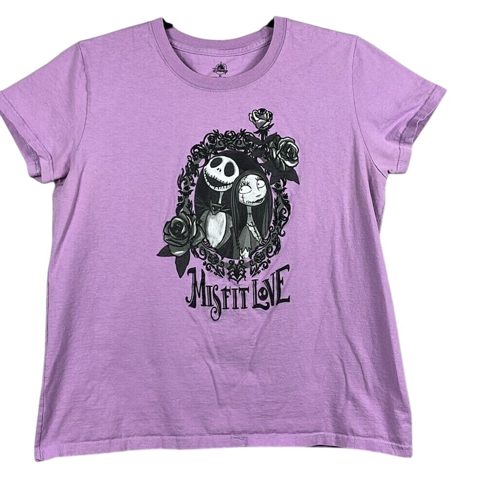 Disney Nightmare‎ Before Christmas Juniors TShirt Deadly Nightshade Size XL Purp